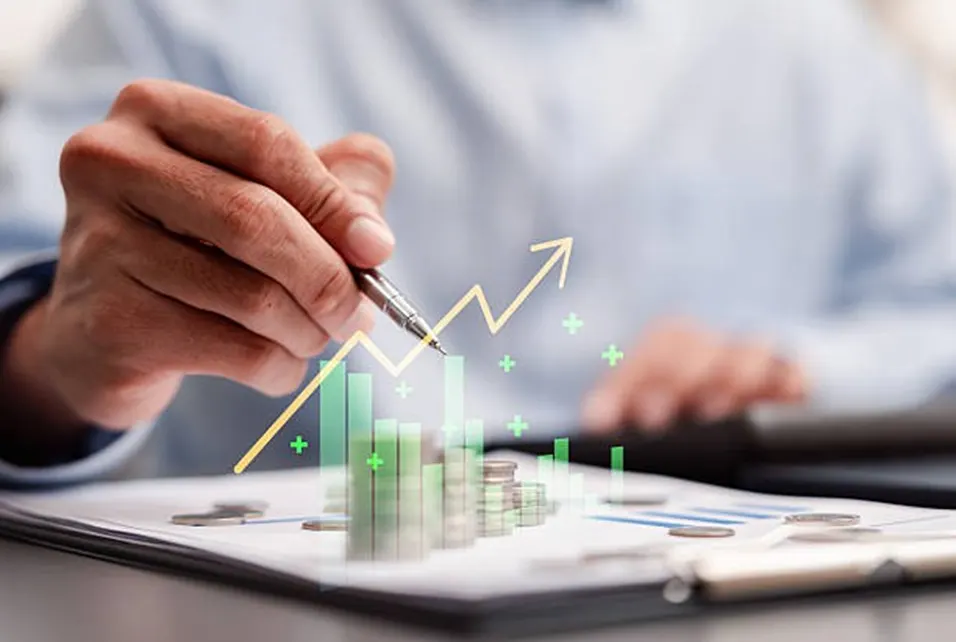 Investment growth chart