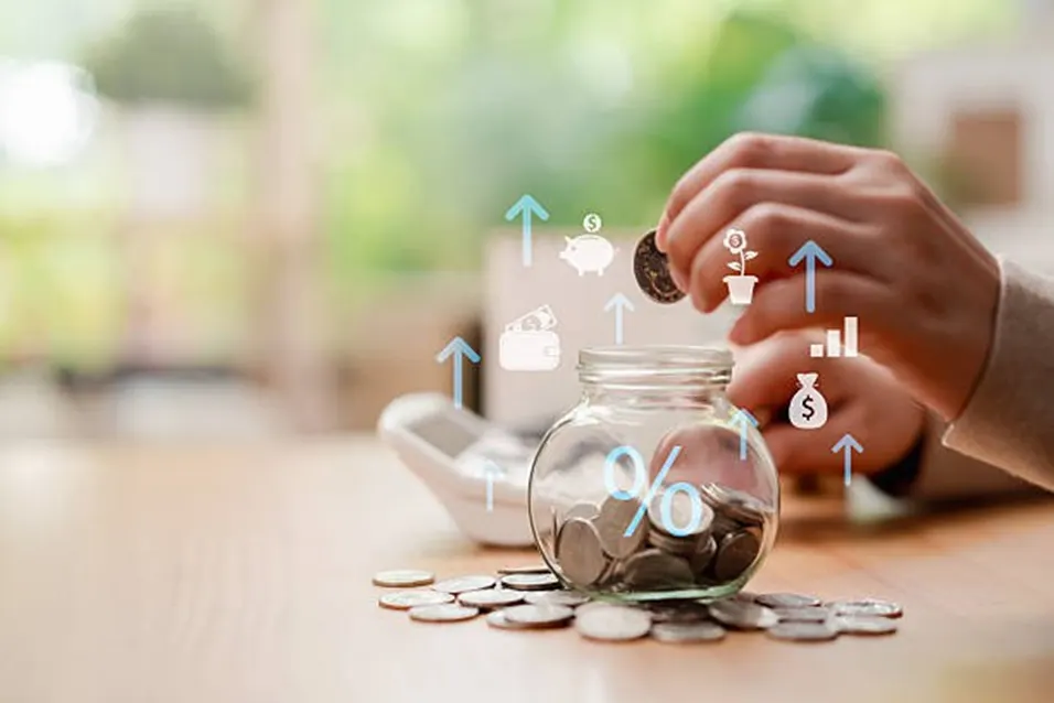 Savings jar with interest