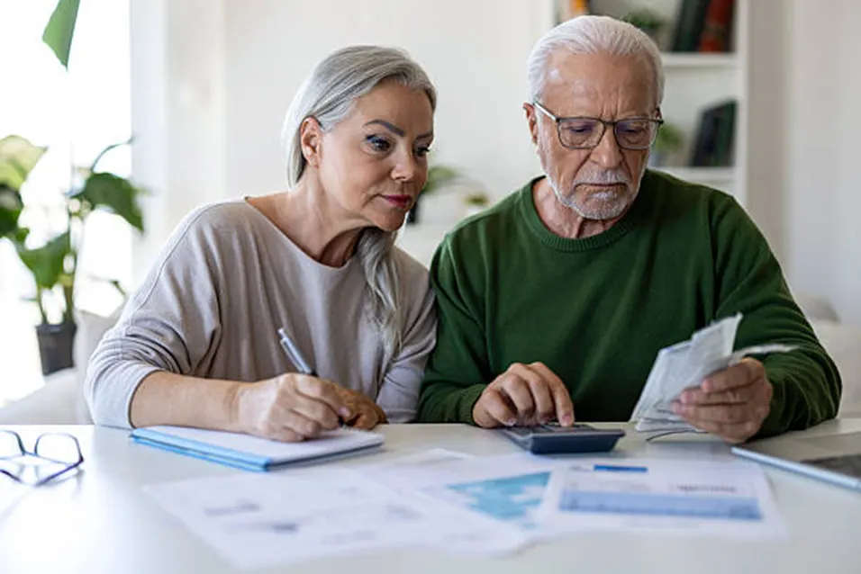 Retirement planning couple